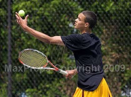 Thumbnail 3 in NYSPHSAA Boys Tennis Championships photogallery.