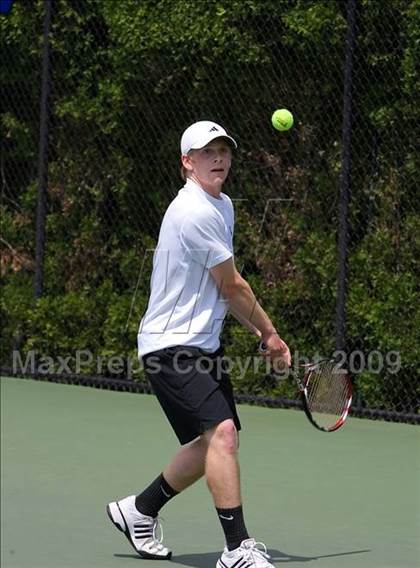 Thumbnail 3 in NYSPHSAA Boys Tennis Championships photogallery.