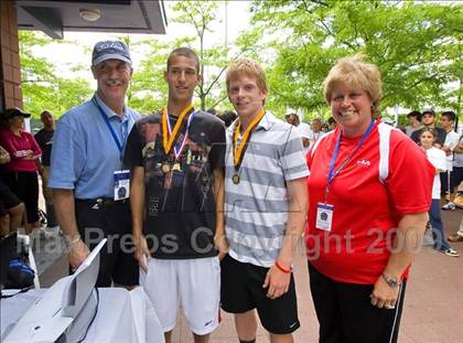 Thumbnail 2 in NYSPHSAA Boys Tennis Championships photogallery.