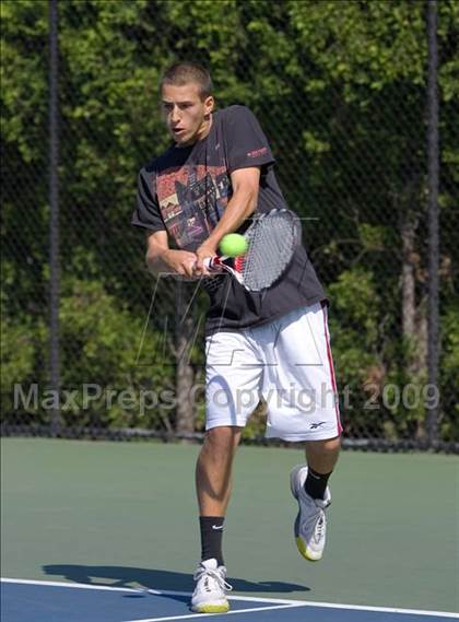 Thumbnail 2 in NYSPHSAA Boys Tennis Championships photogallery.