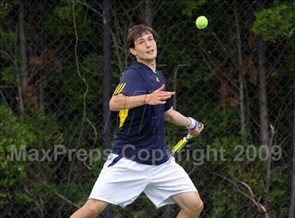 Thumbnail 3 in NYSPHSAA Boys Tennis Championships photogallery.