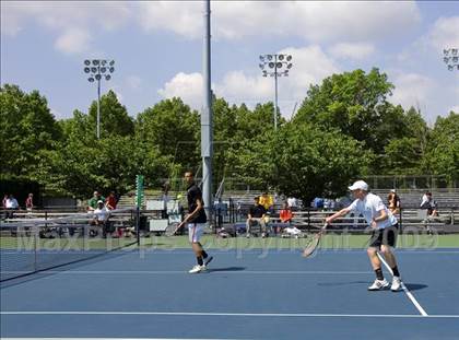 Thumbnail 3 in NYSPHSAA Boys Tennis Championships photogallery.