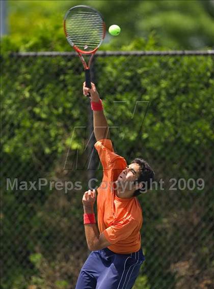 Thumbnail 2 in NYSPHSAA Boys Tennis Championships photogallery.
