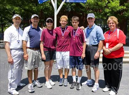Thumbnail 2 in NYSPHSAA Boys Tennis Championships photogallery.