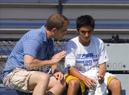 Thumbnail 3 in NYSPHSAA Boys Tennis Championships photogallery.