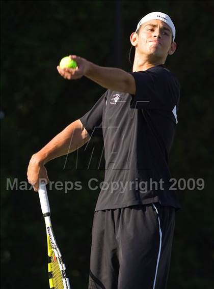Thumbnail 3 in NYSPHSAA Boys Tennis Championships photogallery.