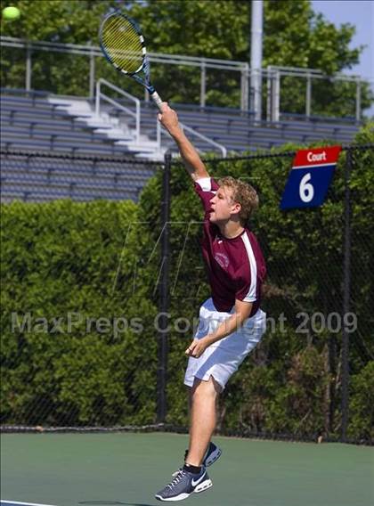 Thumbnail 3 in NYSPHSAA Boys Tennis Championships photogallery.