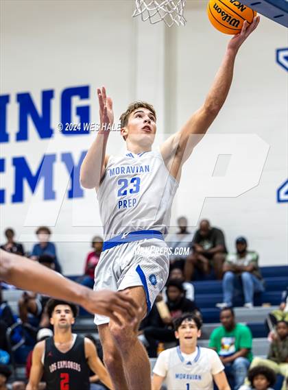 Thumbnail 2 in Moravian Prep vs. Columbus (Mid-South Basketball Classic) photogallery.