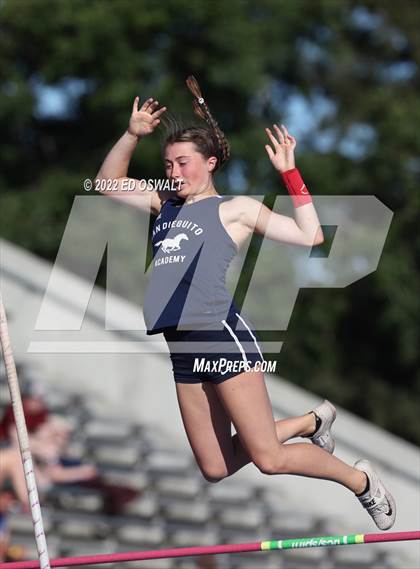 Thumbnail 2 in CIF State Track and Field Championship (Girls Pole Vault) photogallery.