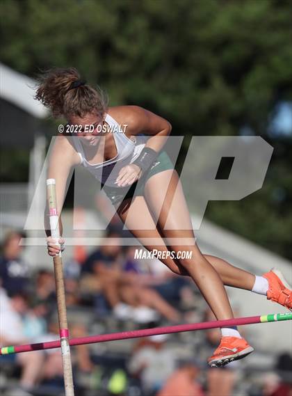 Thumbnail 3 in CIF State Track and Field Championship (Girls Pole Vault) photogallery.