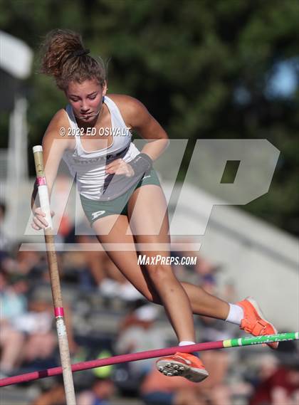 Thumbnail 1 in CIF State Track and Field Championship (Girls Pole Vault) photogallery.