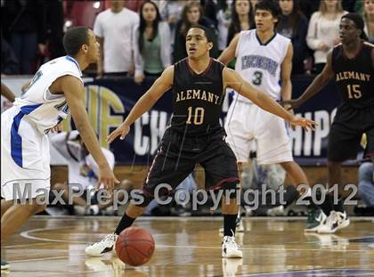 Thumbnail 2 in Alemany vs. Sacred Heart Cathedral (CIF State D3 Final) photogallery.