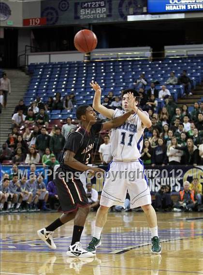 Thumbnail 3 in Alemany vs. Sacred Heart Cathedral (CIF State D3 Final) photogallery.