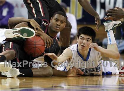 Thumbnail 3 in Alemany vs. Sacred Heart Cathedral (CIF State D3 Final) photogallery.