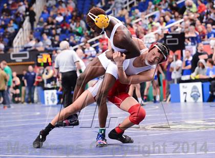 Thumbnail 3 in NCHSAA Individual Wrestling (1A, 2A, 3A and 4A Consolation Finals)  photogallery.