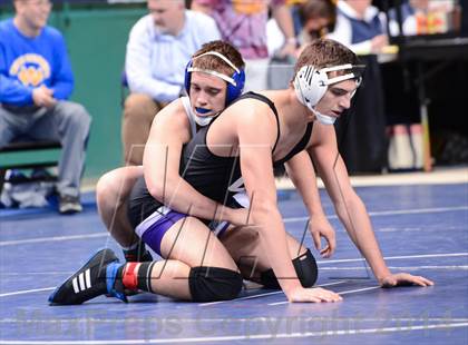 Thumbnail 2 in NCHSAA Individual Wrestling (1A, 2A, 3A and 4A Consolation Finals)  photogallery.