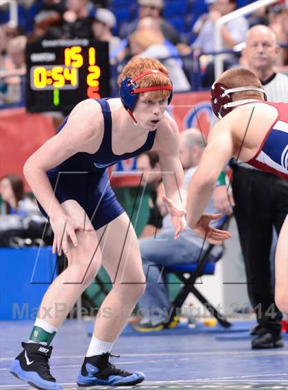 Thumbnail 3 in NCHSAA Individual Wrestling (1A, 2A, 3A and 4A Consolation Finals)  photogallery.
