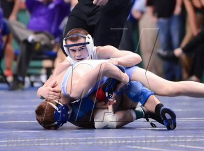 Thumbnail 3 in NCHSAA Individual Wrestling (1A, 2A, 3A and 4A Consolation Finals)  photogallery.