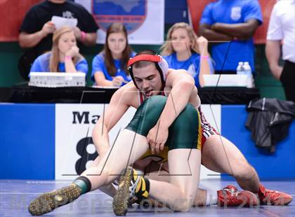 Thumbnail 3 in NCHSAA Individual Wrestling (1A, 2A, 3A and 4A Consolation Finals)  photogallery.