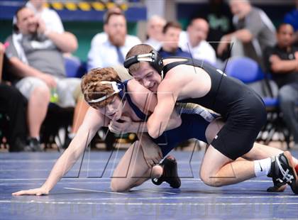 Thumbnail 2 in NCHSAA Individual Wrestling (1A, 2A, 3A and 4A Consolation Finals)  photogallery.