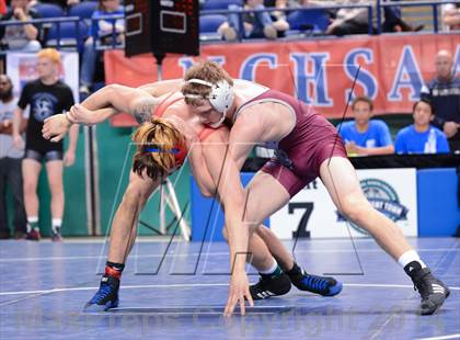 Thumbnail 3 in NCHSAA Individual Wrestling (1A, 2A, 3A and 4A Consolation Finals)  photogallery.