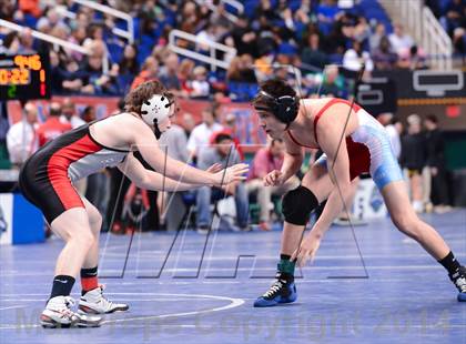 Thumbnail 3 in NCHSAA Individual Wrestling (1A, 2A, 3A and 4A Consolation Finals)  photogallery.