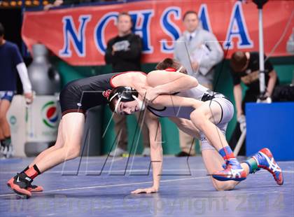 Thumbnail 1 in NCHSAA Individual Wrestling (1A, 2A, 3A and 4A Consolation Finals)  photogallery.
