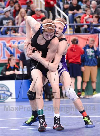 Thumbnail 2 in NCHSAA Individual Wrestling (1A, 2A, 3A and 4A Consolation Finals)  photogallery.