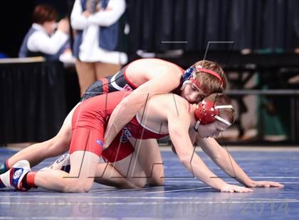 Thumbnail 3 in NCHSAA Individual Wrestling (1A, 2A, 3A and 4A Consolation Finals)  photogallery.