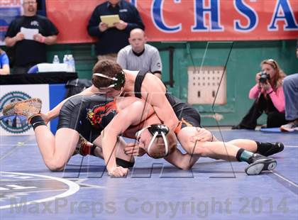 Thumbnail 3 in NCHSAA Individual Wrestling (1A, 2A, 3A and 4A Consolation Finals)  photogallery.