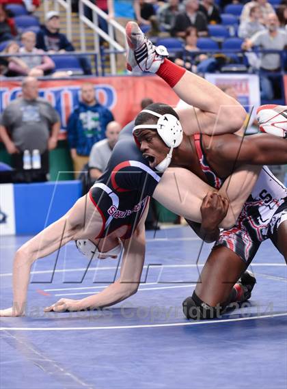 Thumbnail 3 in NCHSAA Individual Wrestling (1A, 2A, 3A and 4A Consolation Finals)  photogallery.
