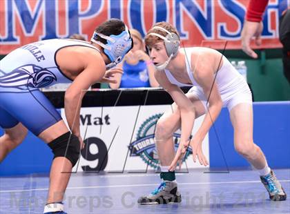 Thumbnail 2 in NCHSAA Individual Wrestling (1A, 2A, 3A and 4A Consolation Finals)  photogallery.