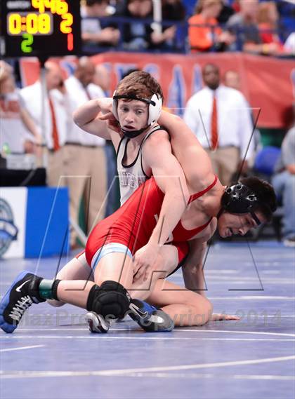 Thumbnail 3 in NCHSAA Individual Wrestling (1A, 2A, 3A and 4A Consolation Finals)  photogallery.