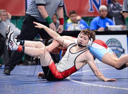 Thumbnail 3 in NCHSAA Individual Wrestling (1A, 2A, 3A and 4A Consolation Finals)  photogallery.