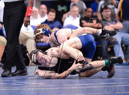 Thumbnail 3 in NCHSAA Individual Wrestling (1A, 2A, 3A and 4A Consolation Finals)  photogallery.