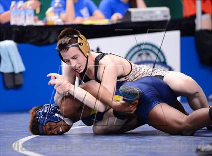 Thumbnail 3 in NCHSAA Individual Wrestling (1A, 2A, 3A and 4A Consolation Finals)  photogallery.