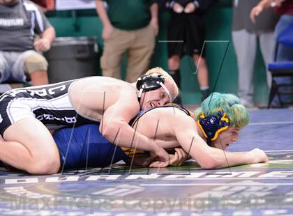 Thumbnail 3 in NCHSAA Individual Wrestling (1A, 2A, 3A and 4A Consolation Finals)  photogallery.