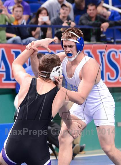 Thumbnail 3 in NCHSAA Individual Wrestling (1A, 2A, 3A and 4A Consolation Finals)  photogallery.