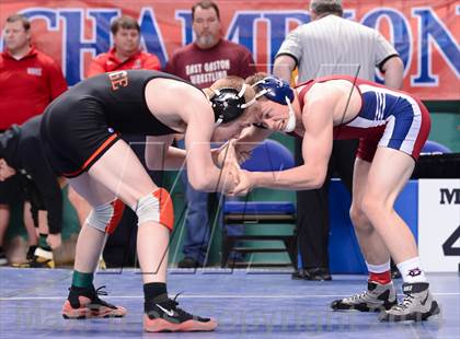 Thumbnail 1 in NCHSAA Individual Wrestling (1A, 2A, 3A and 4A Consolation Finals)  photogallery.