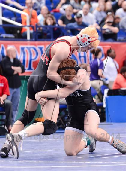 Thumbnail 3 in NCHSAA Individual Wrestling (1A, 2A, 3A and 4A Consolation Finals)  photogallery.