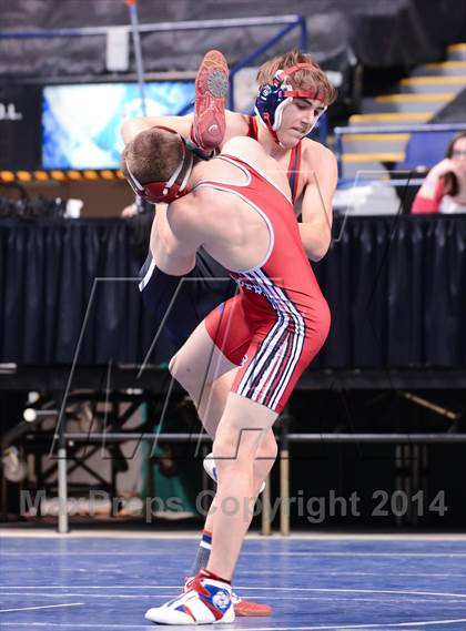 Thumbnail 1 in NCHSAA Individual Wrestling (1A, 2A, 3A and 4A Consolation Finals)  photogallery.