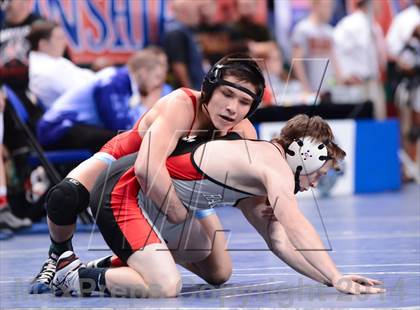 Thumbnail 3 in NCHSAA Individual Wrestling (1A, 2A, 3A and 4A Consolation Finals)  photogallery.