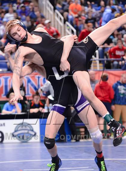 Thumbnail 1 in NCHSAA Individual Wrestling (1A, 2A, 3A and 4A Consolation Finals)  photogallery.