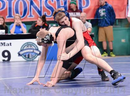 Thumbnail 3 in NCHSAA Individual Wrestling (1A, 2A, 3A and 4A Consolation Finals)  photogallery.