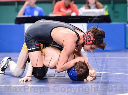 Thumbnail 2 in NCHSAA Individual Wrestling (1A, 2A, 3A and 4A Consolation Finals)  photogallery.