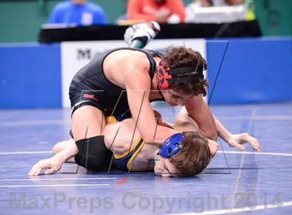 Thumbnail 1 in NCHSAA Individual Wrestling (1A, 2A, 3A and 4A Consolation Finals)  photogallery.