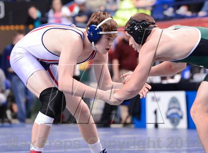 Thumbnail 3 in NCHSAA Individual Wrestling (1A, 2A, 3A and 4A Consolation Finals)  photogallery.