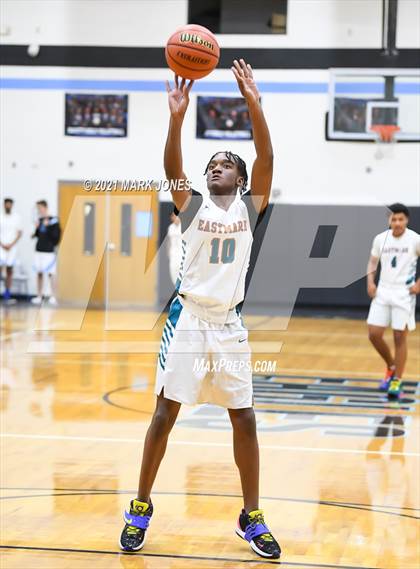 Thumbnail 3 in Camp Verde vs. Eastmark (Valley Christian Boys Basketball Thanksgiving Tournament) photogallery.
