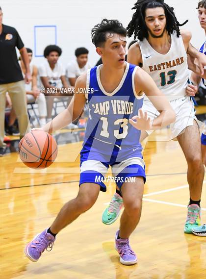 Thumbnail 3 in Camp Verde vs. Eastmark (Valley Christian Boys Basketball Thanksgiving Tournament) photogallery.