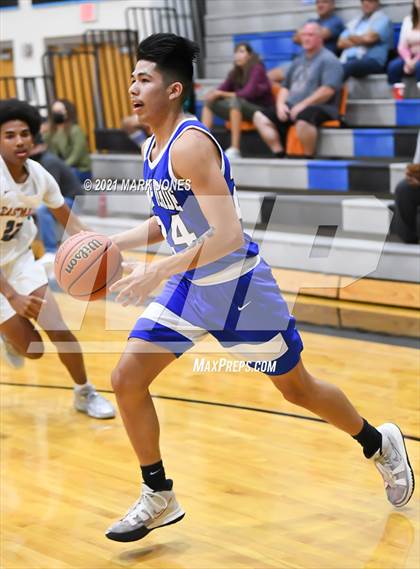 Thumbnail 2 in Camp Verde vs. Eastmark (Valley Christian Boys Basketball Thanksgiving Tournament) photogallery.